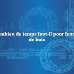 Question : Combien de temps faut-il pour fendre une corde de bois